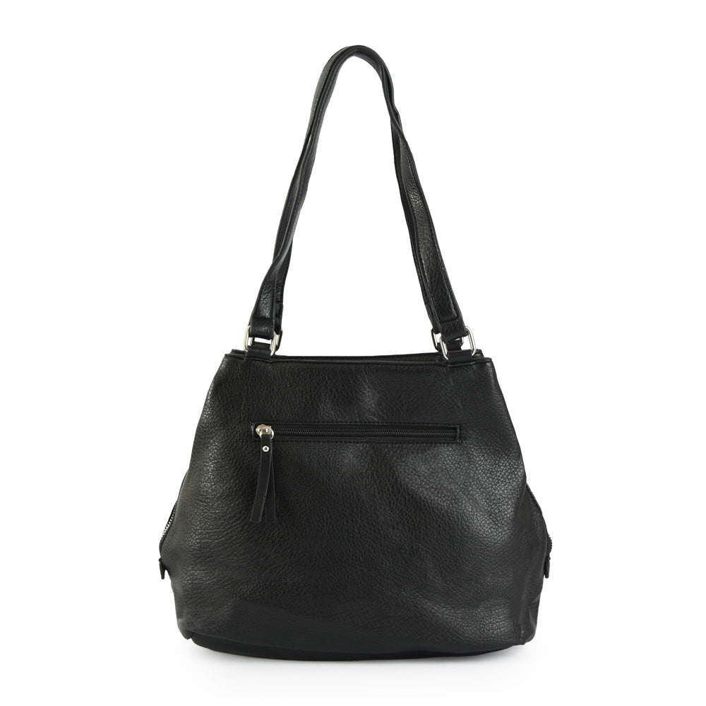Cartera tote tres divisiones bremen mediana negro
