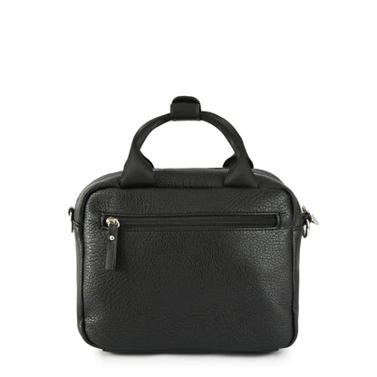 Cartera bandolera mediana poxy negro