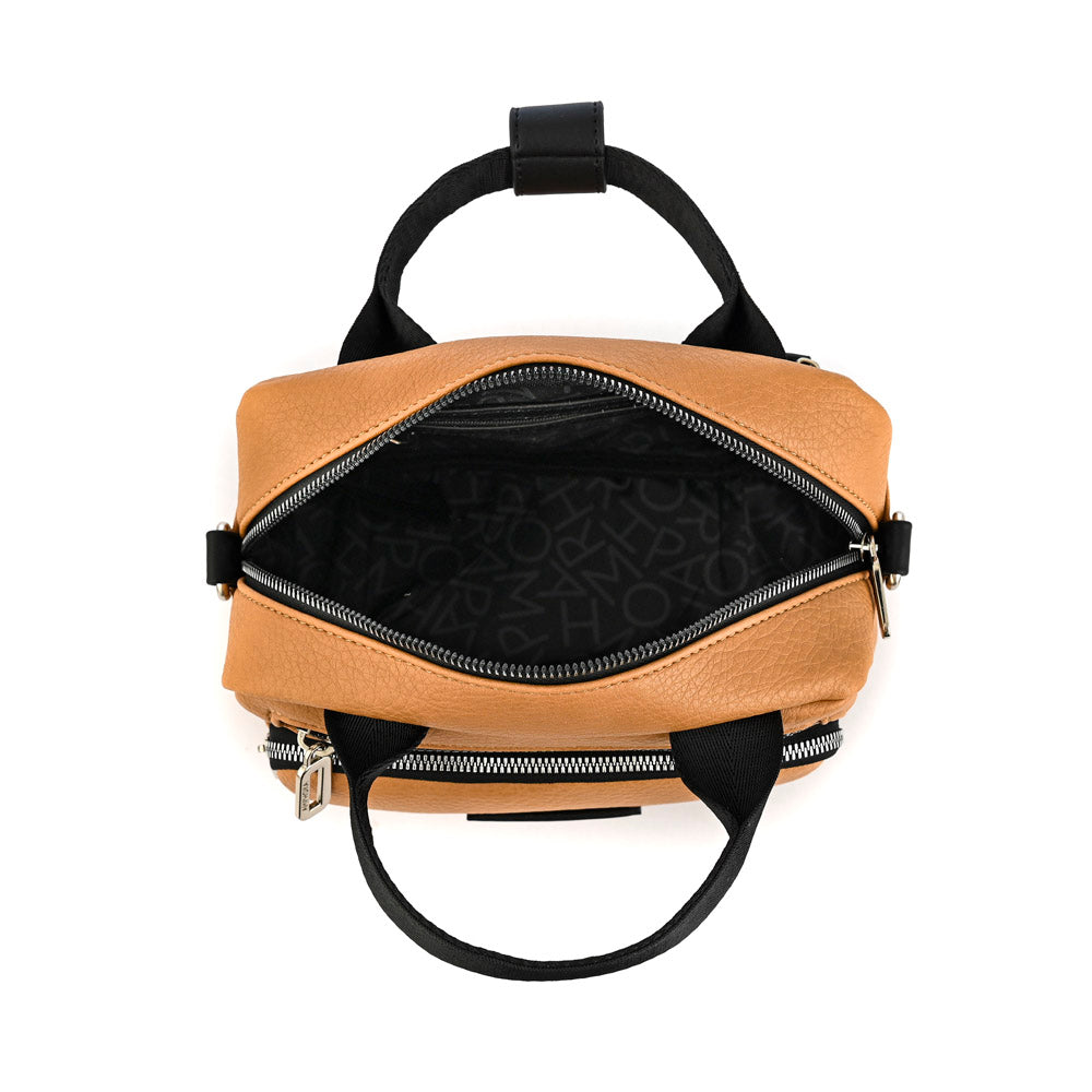 Cartera bandolera mediana poxy camel