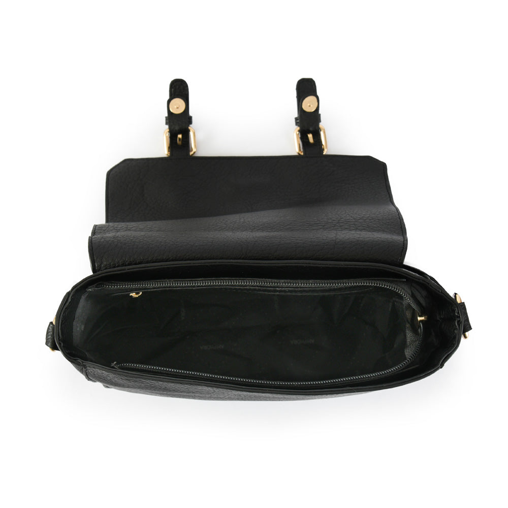 Cartera bandolera mediana aimar negro