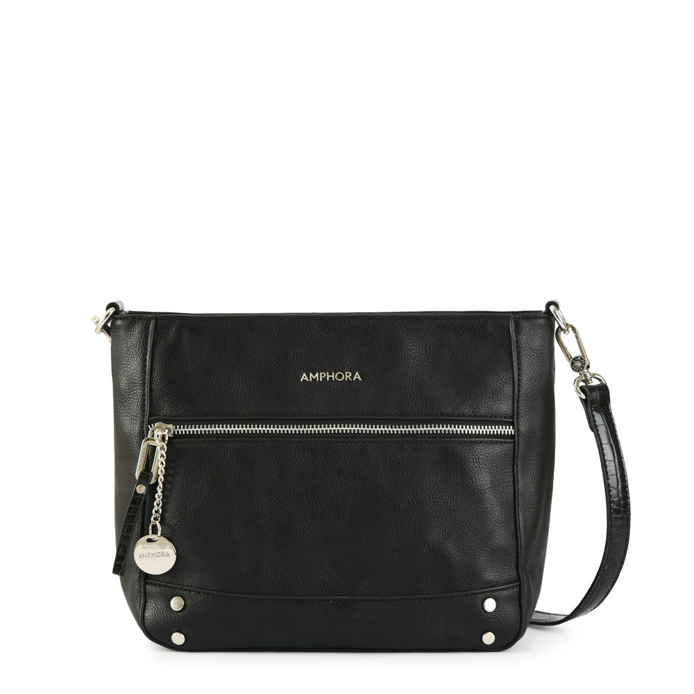 Cartera bandolera grande guillot negro