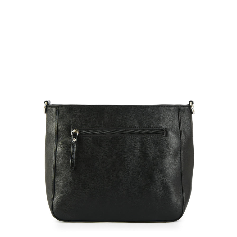 Cartera bandolera grande guillot negro