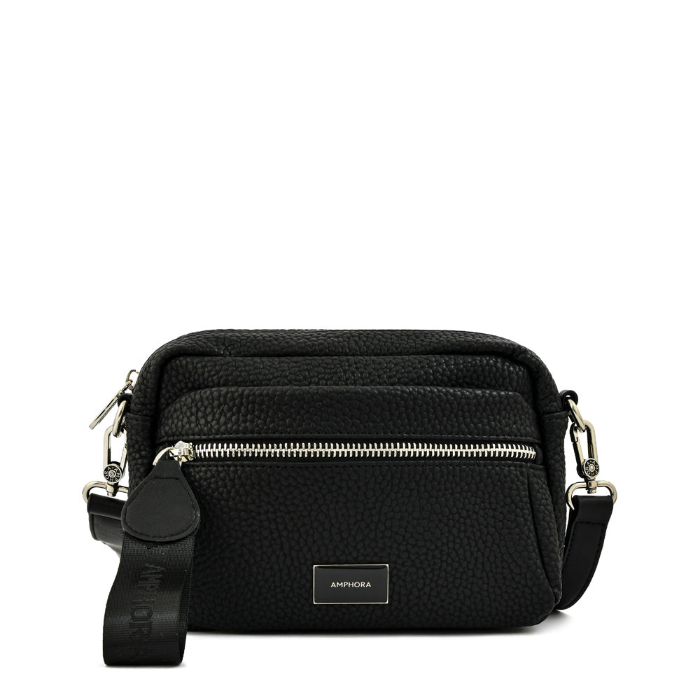 Cartera bandolera ornella pequeña negro