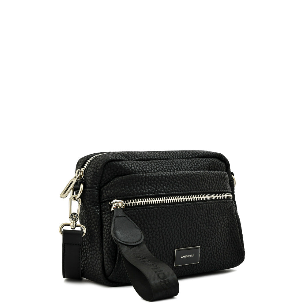 Cartera bandolera ornella pequeña negro