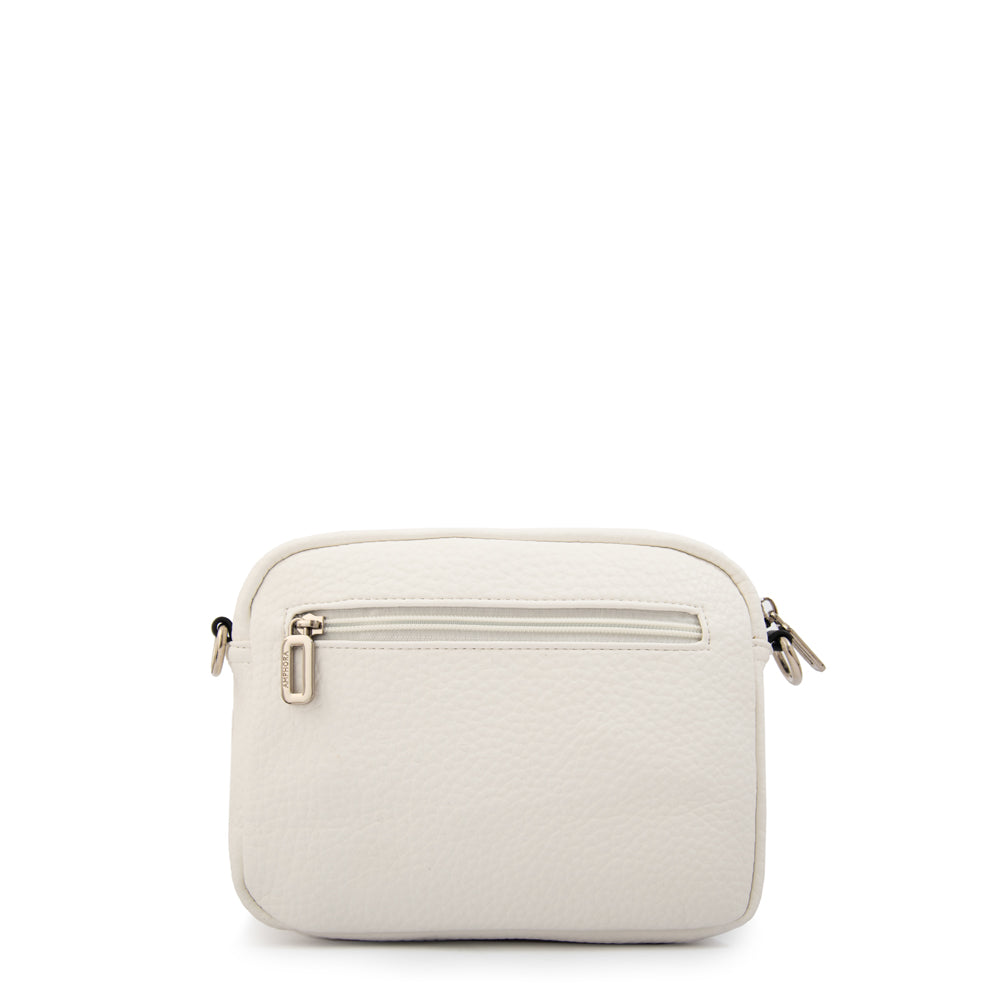 Cartera bandolera ornella pequeña blanco