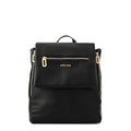 Mochila con tapa elena mediana negro