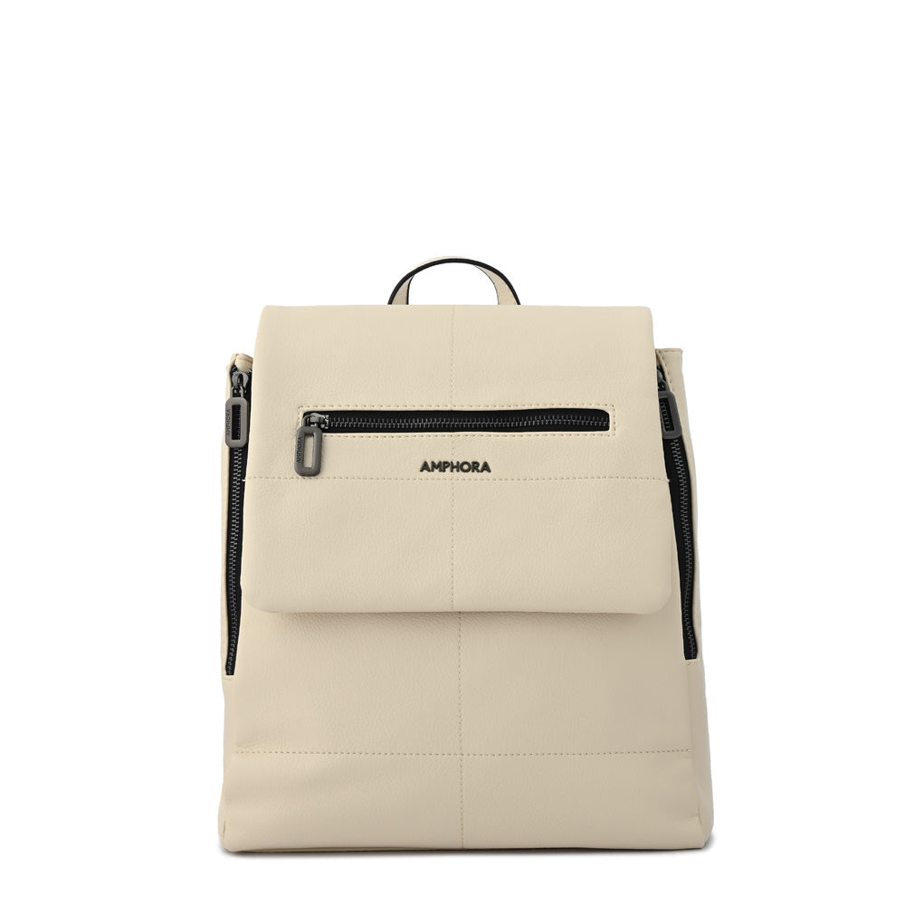 Mochila con tapa elena mediana