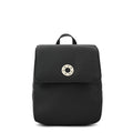 Mochila con tapa orieta mediana negro especial