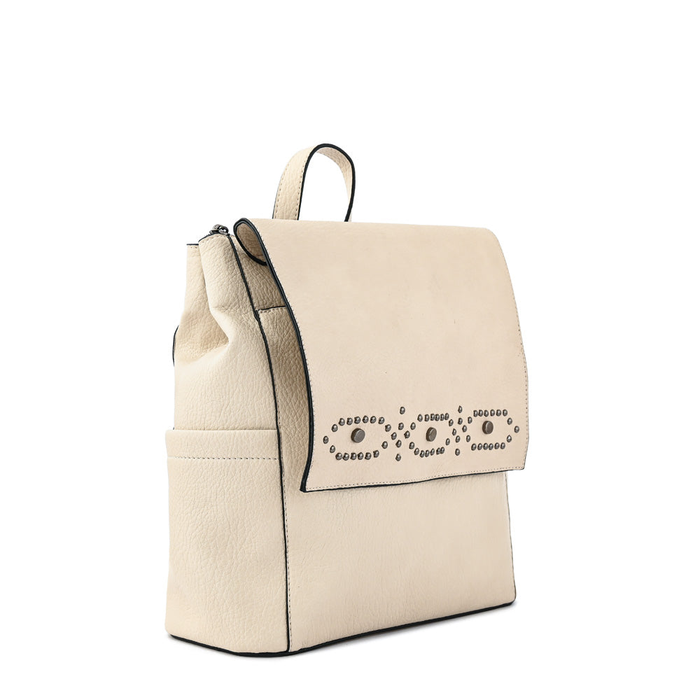 Mochila tasia grande beige