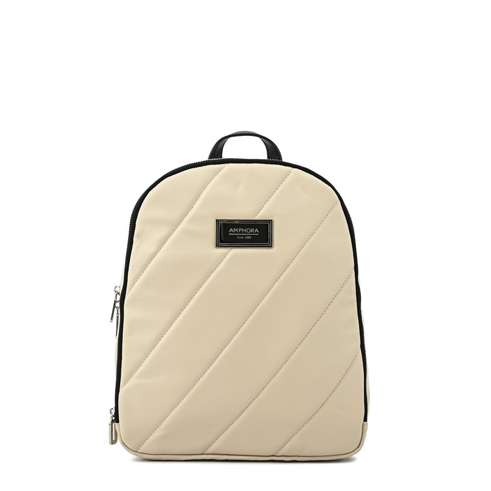 Mochila janelle pequeña beige