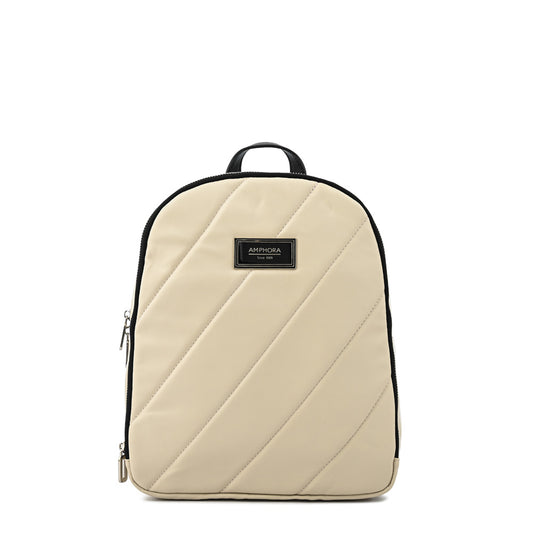 Mochila pequeña janelle beige