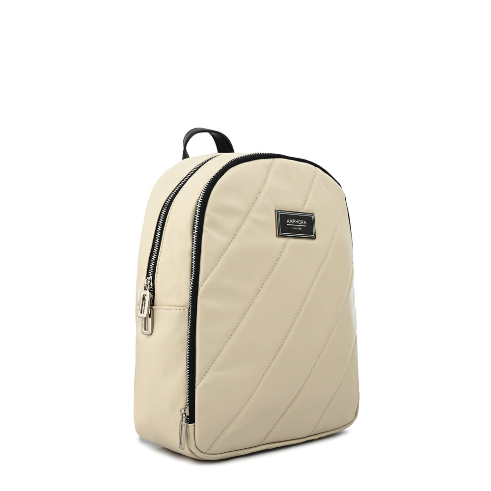 Mochila janelle pequeña beige