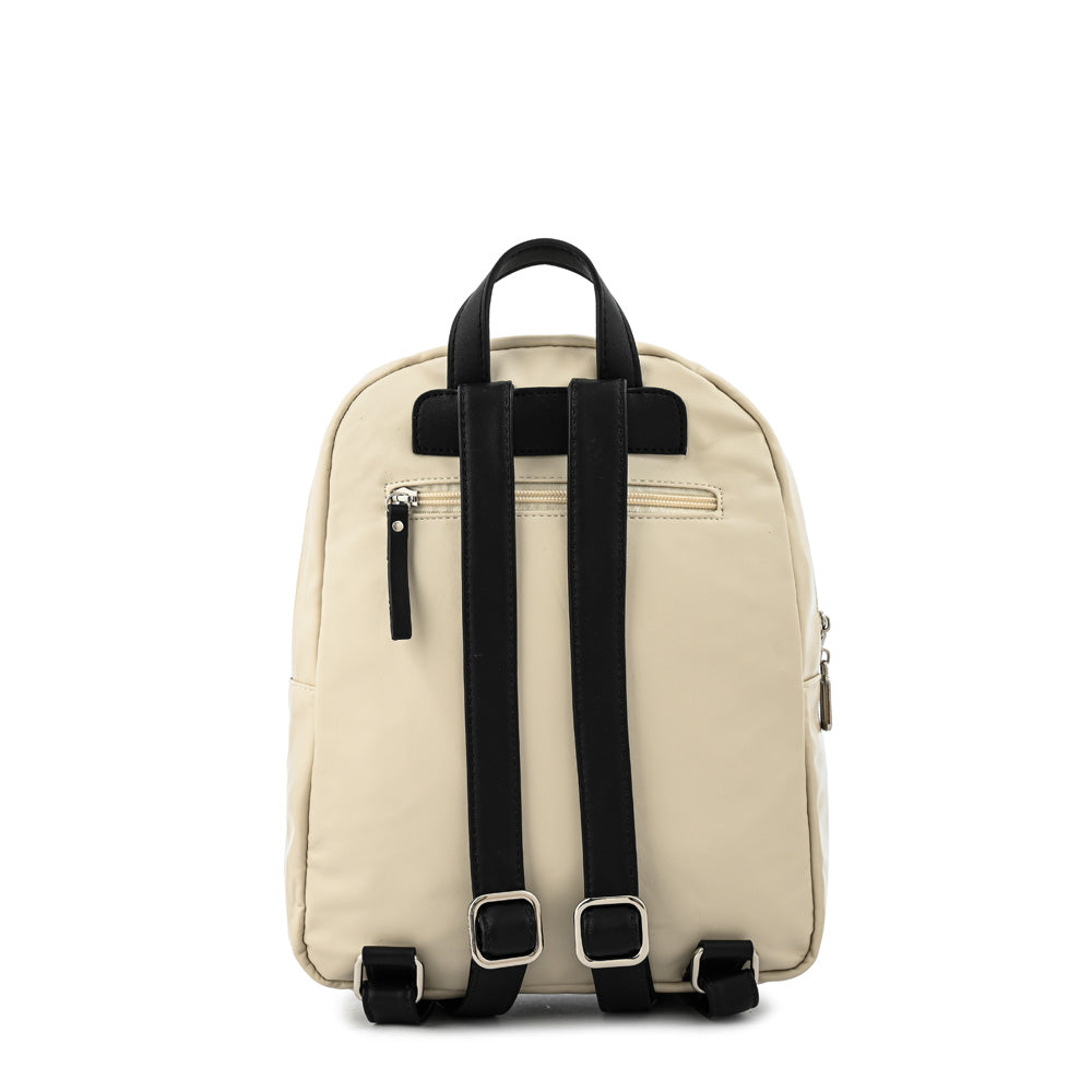 Mochila janelle pequeña beige