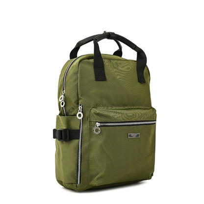 Mochila porta notebook grande lani verde oliva