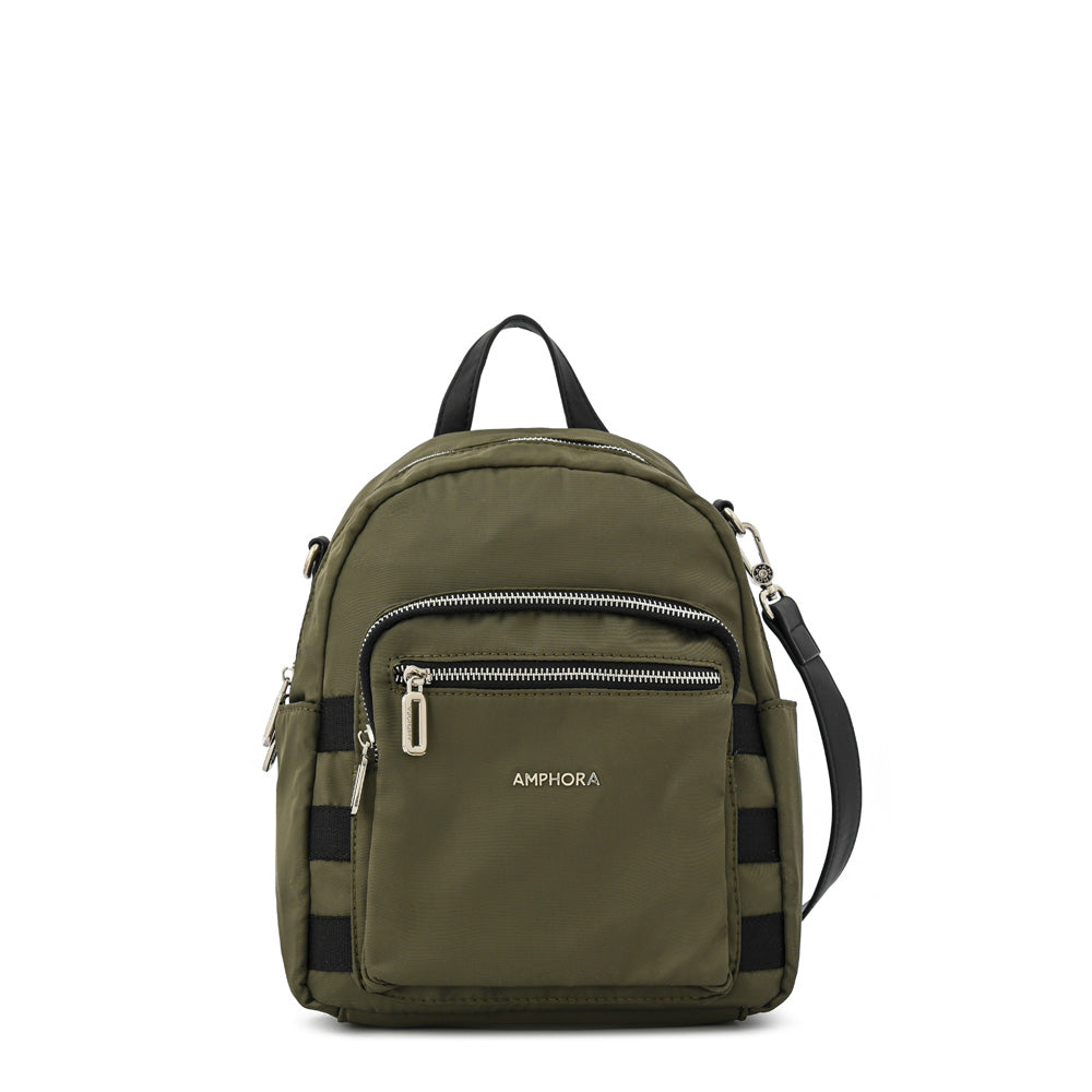 Mochila tessie mediana verde oliva