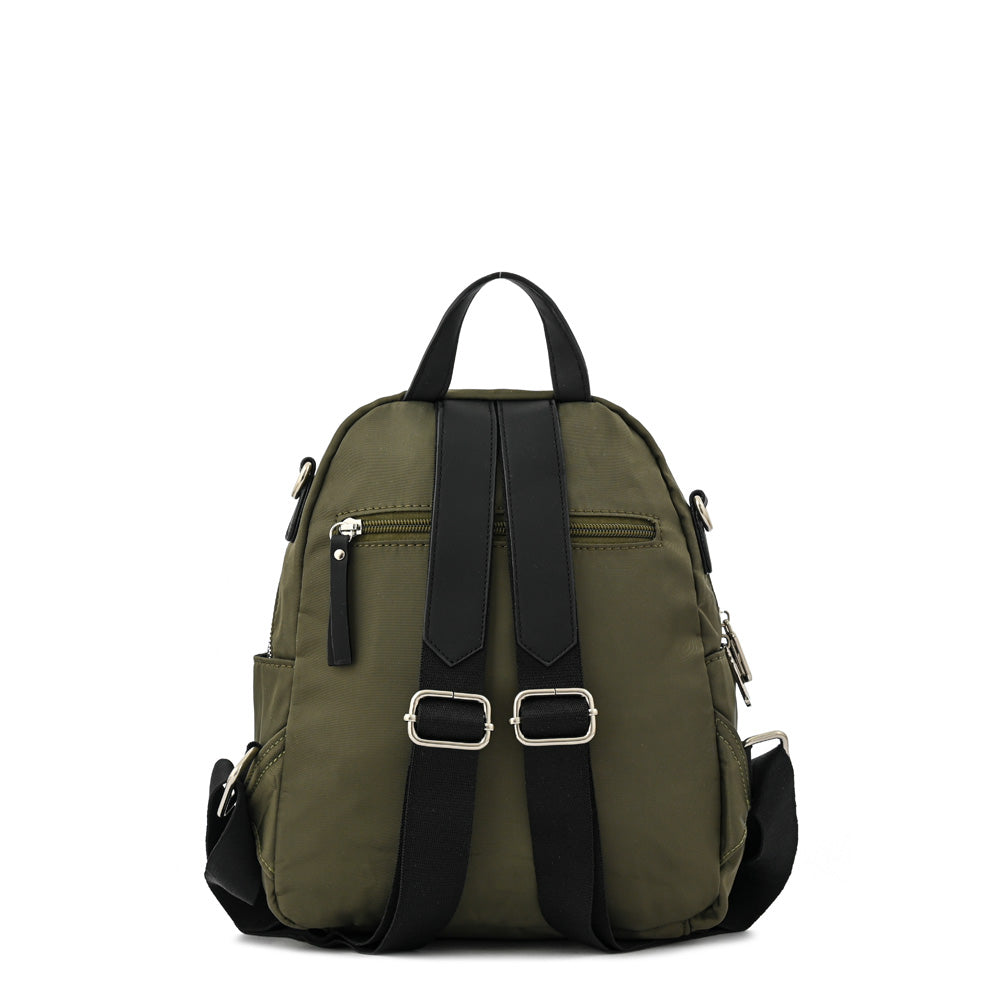 Mochila tessie mediana verde oliva