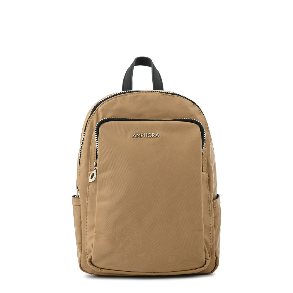 Mochila karina mediana beige oscuro