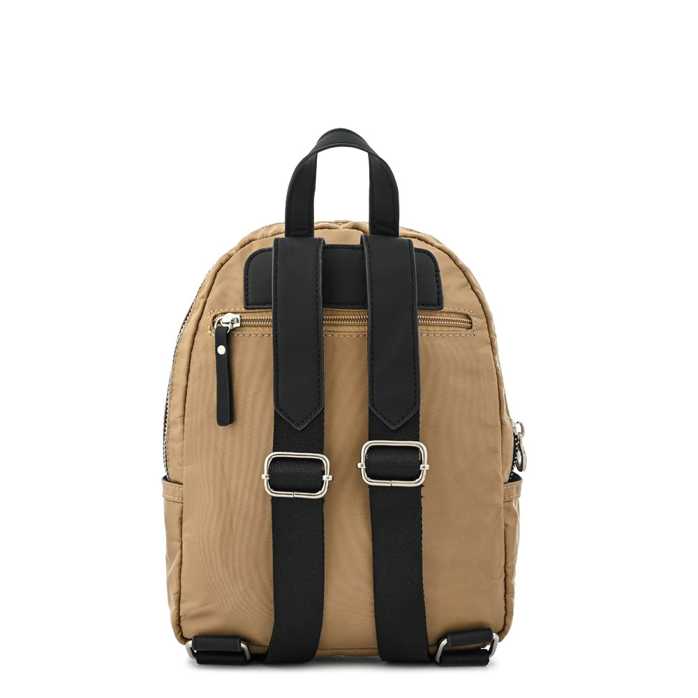 Mochila karina mediana beige oscuro