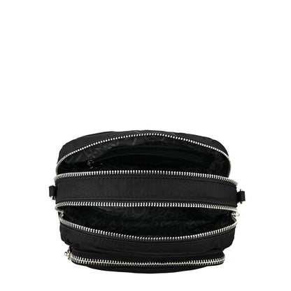 Cartera bandolera mediana karina negro