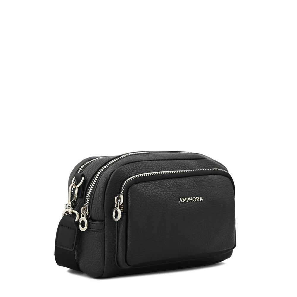 Cartera bandolera karina mediana negro especial