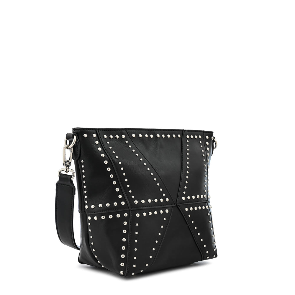 Cartera corte recto maurin mediana negro