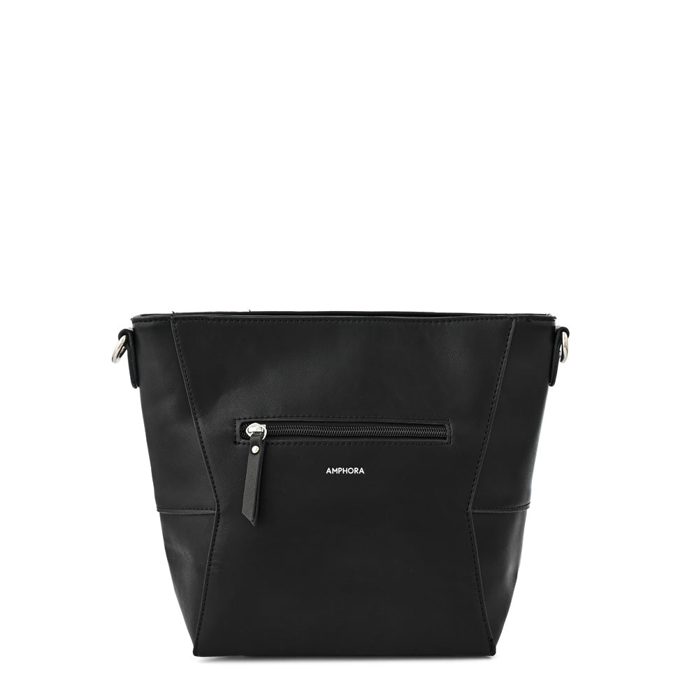 Cartera corte recto maurin mediana negro