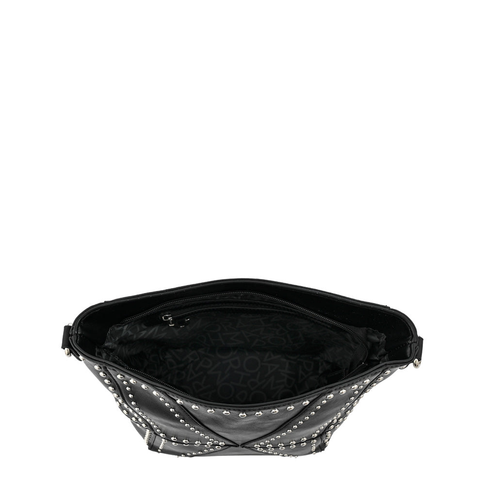 Cartera corte recto maurin mediana negro