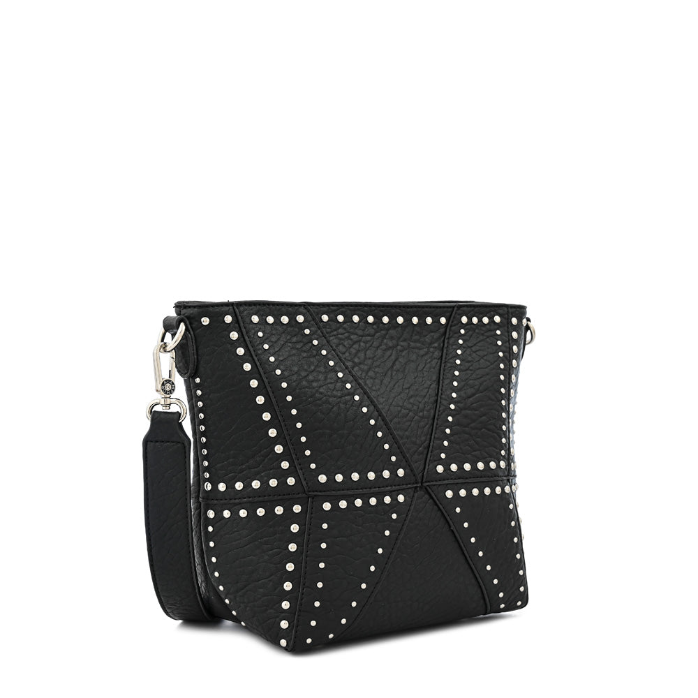 Cartera corte recto maurin mediana negro especial