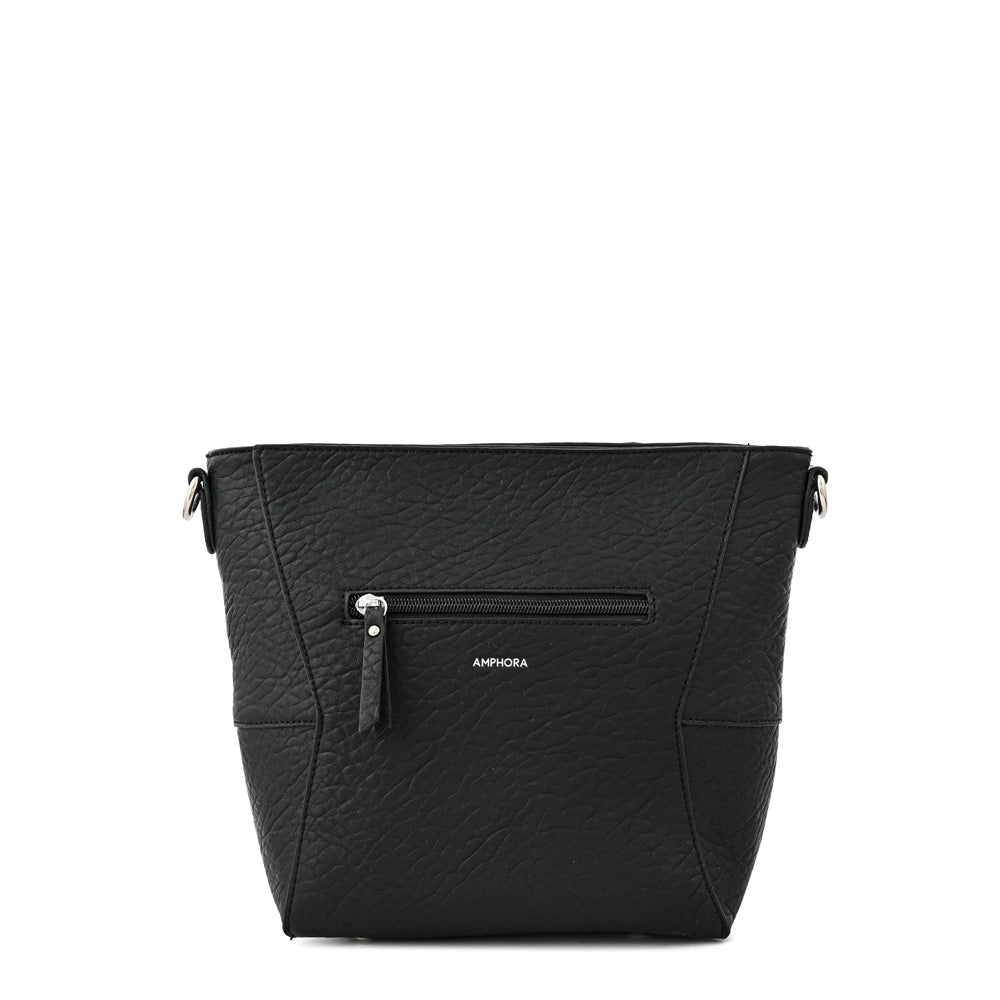 Cartera corte recto maurin mediana negro especial