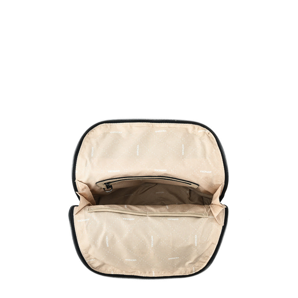 Mochila cleo mediana blanco crudo
