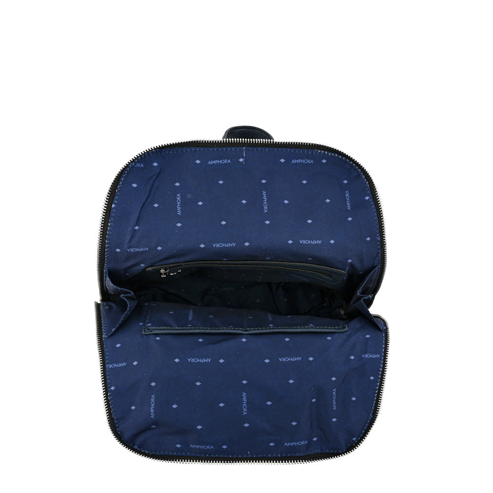 Mochila cleo mediana azul oscuro