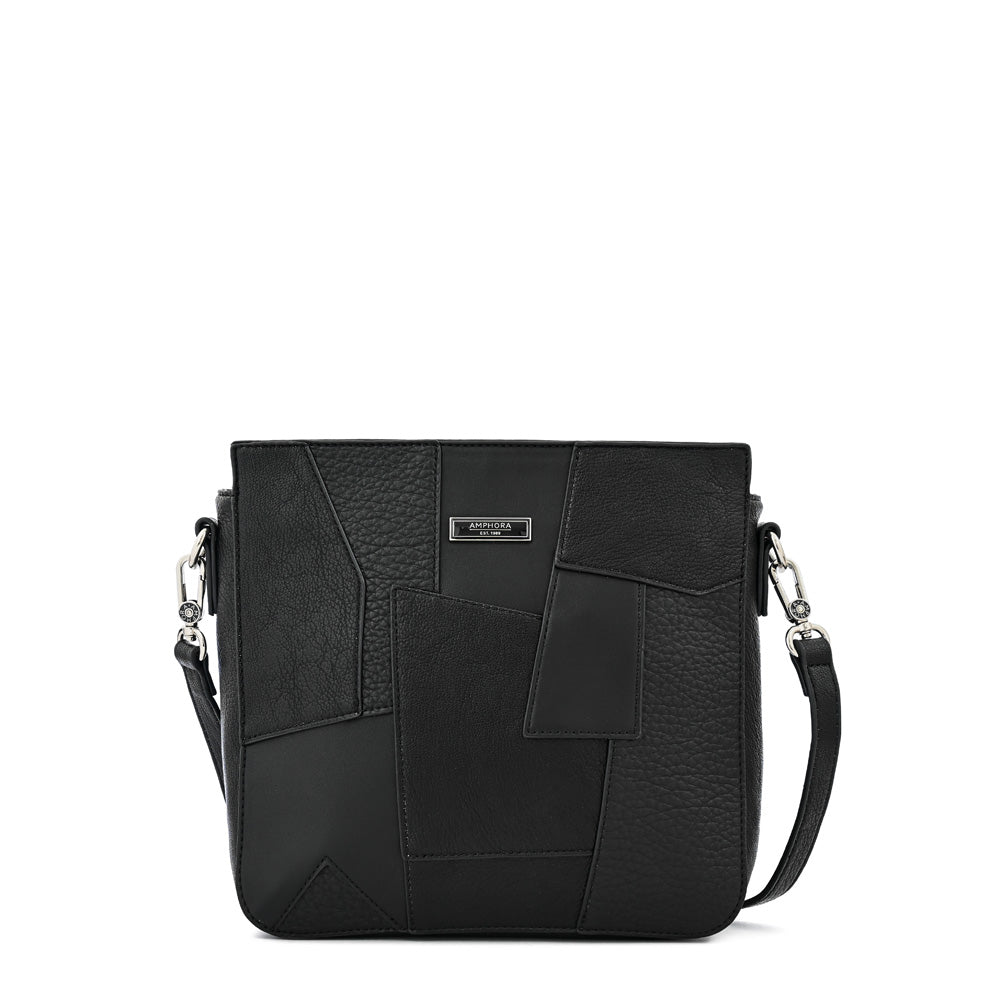 Cartera bandolera cleo mediana negro