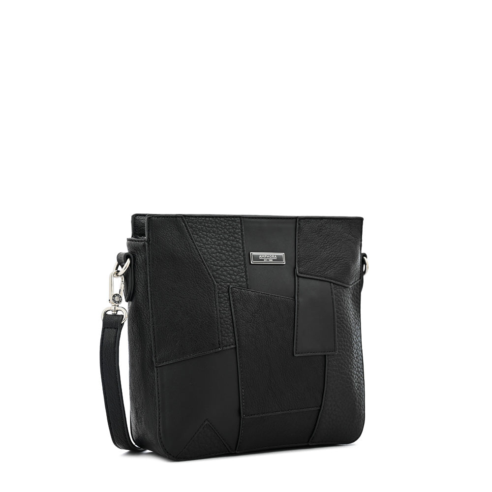 Cartera bandolera cleo mediana negro