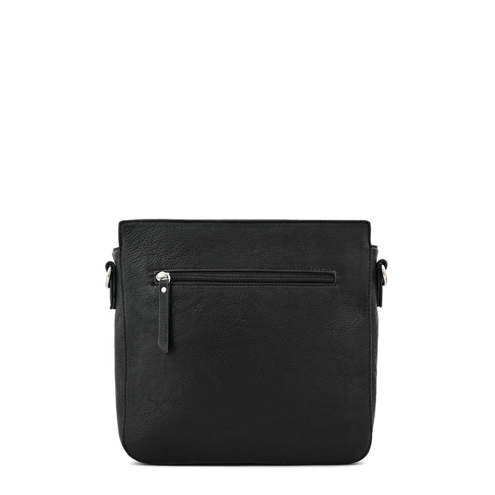 Cartera bandolera cleo mediana negro