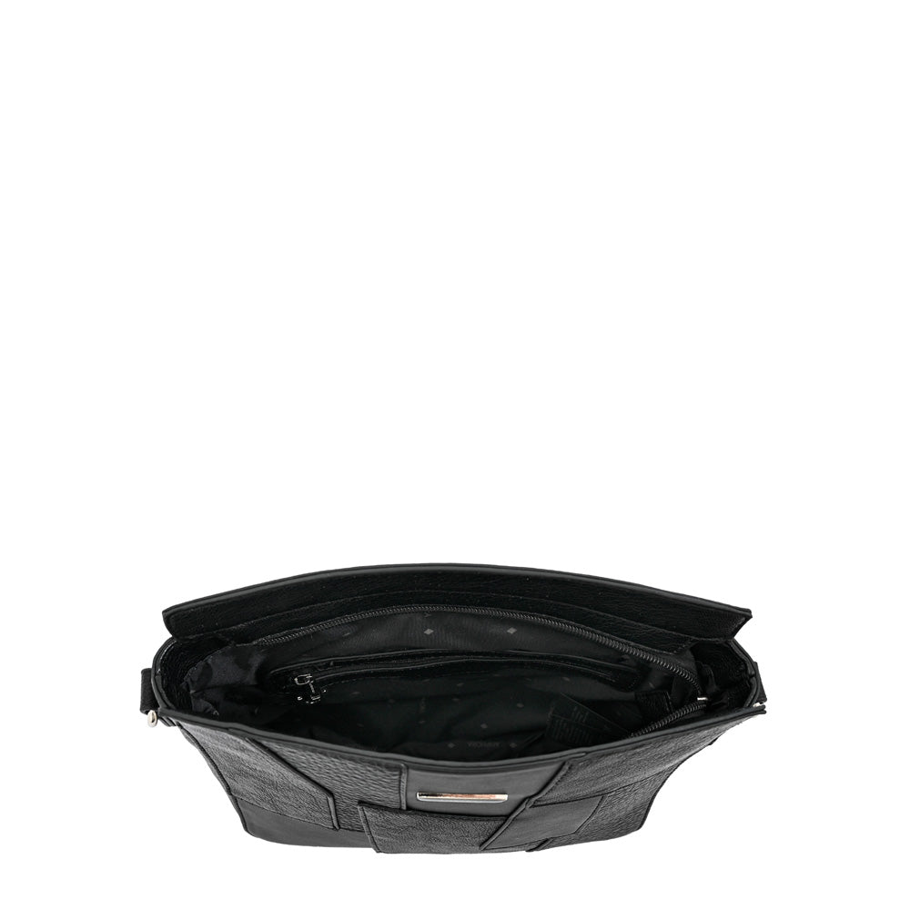 Cartera bandolera cleo mediana negro