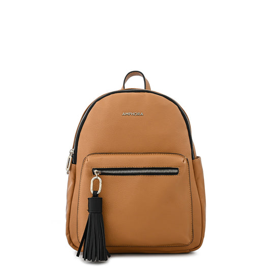 Mochila grande claribel camel