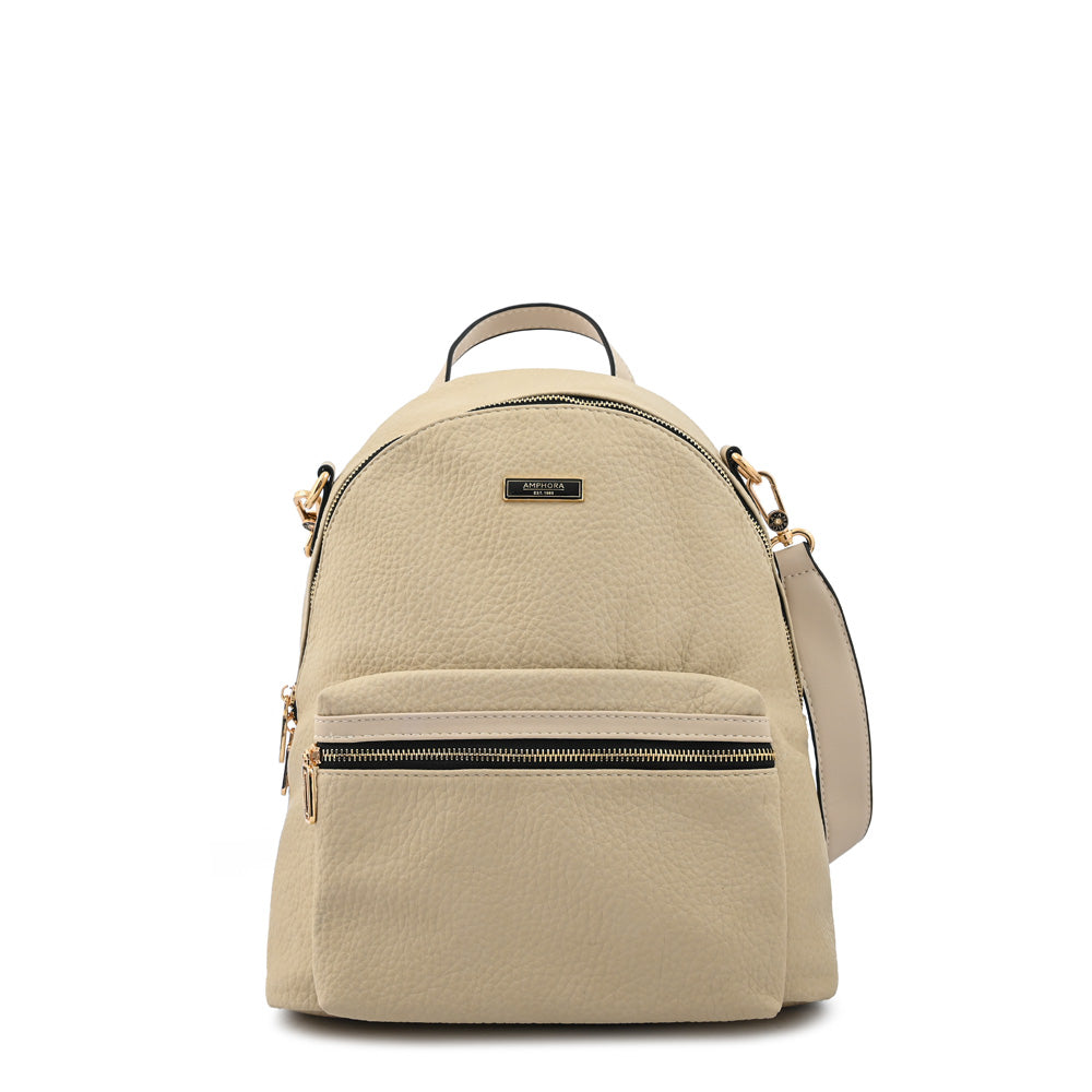 Mochila grande cristel beige