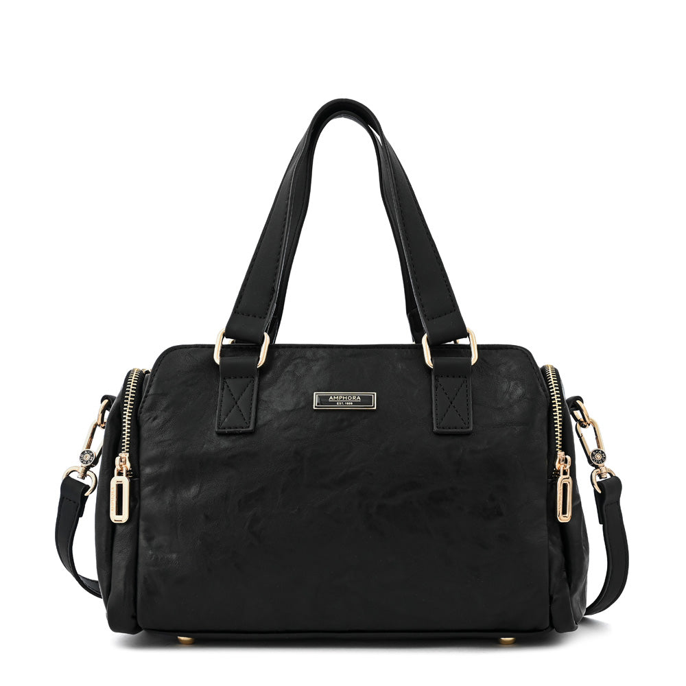 Cartera tote baul cristel mediana negro especial