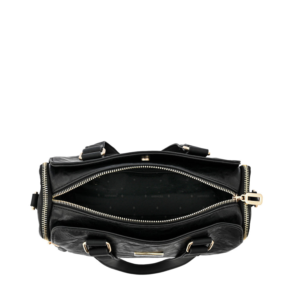 Cartera tote baul cristel mediana negro especial