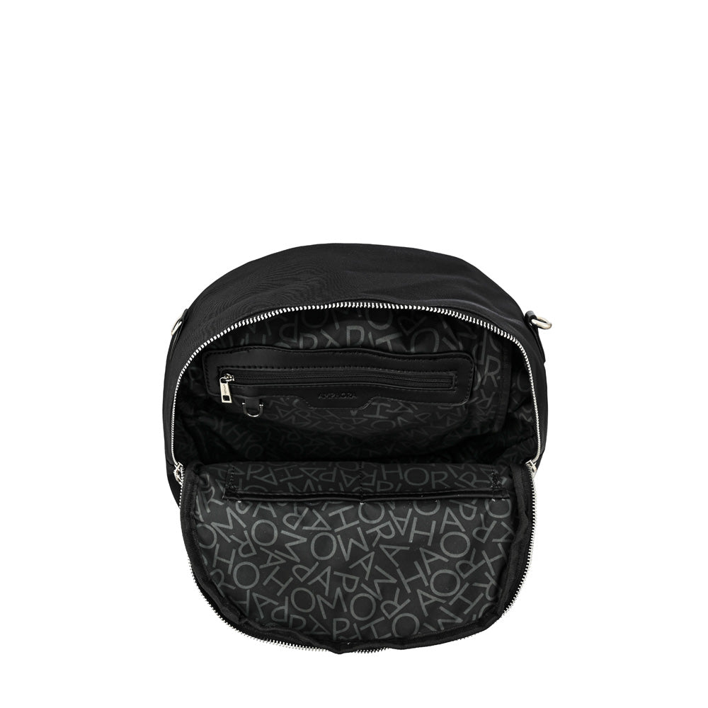 Mochila grande deva negro texturizado