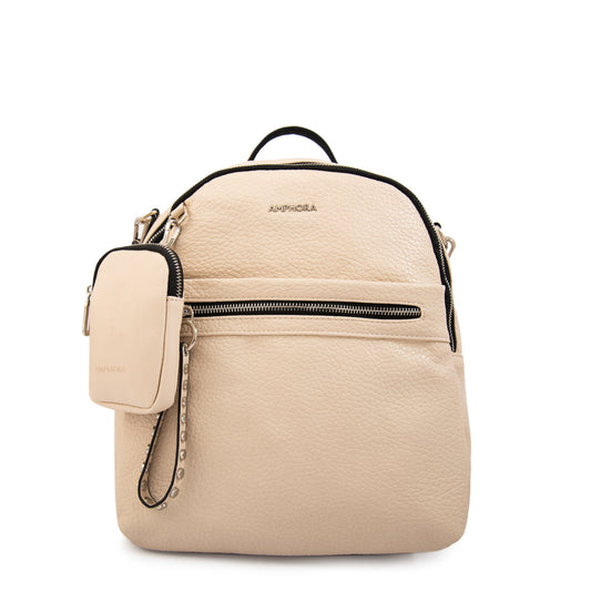 Mochila deva grande blanco crudo