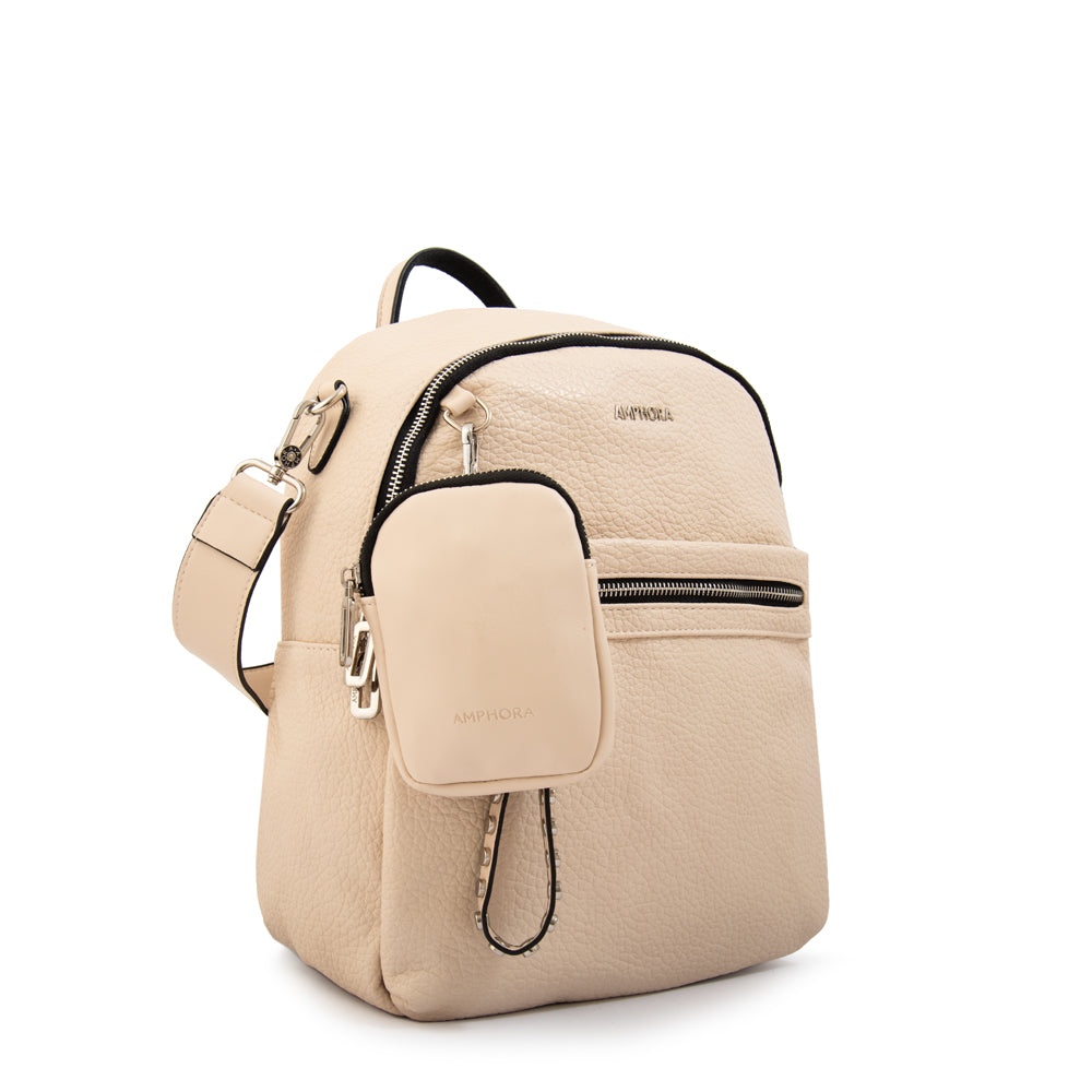 Mochila deva grande blanco crudo