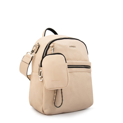 Mochila deva grande blanco crudo