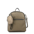 Mochila deva grande plateado oscuro