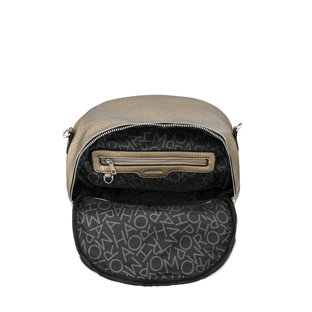 Mochila deva grande plateado oscuro