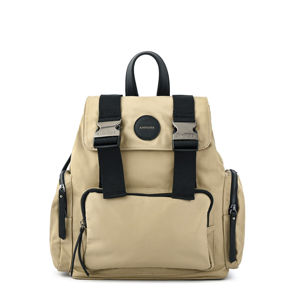 Mochila ferni grande beige