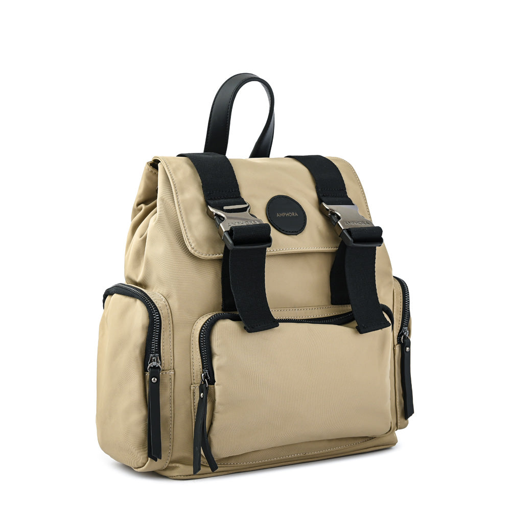 Mochila grande ferni beige