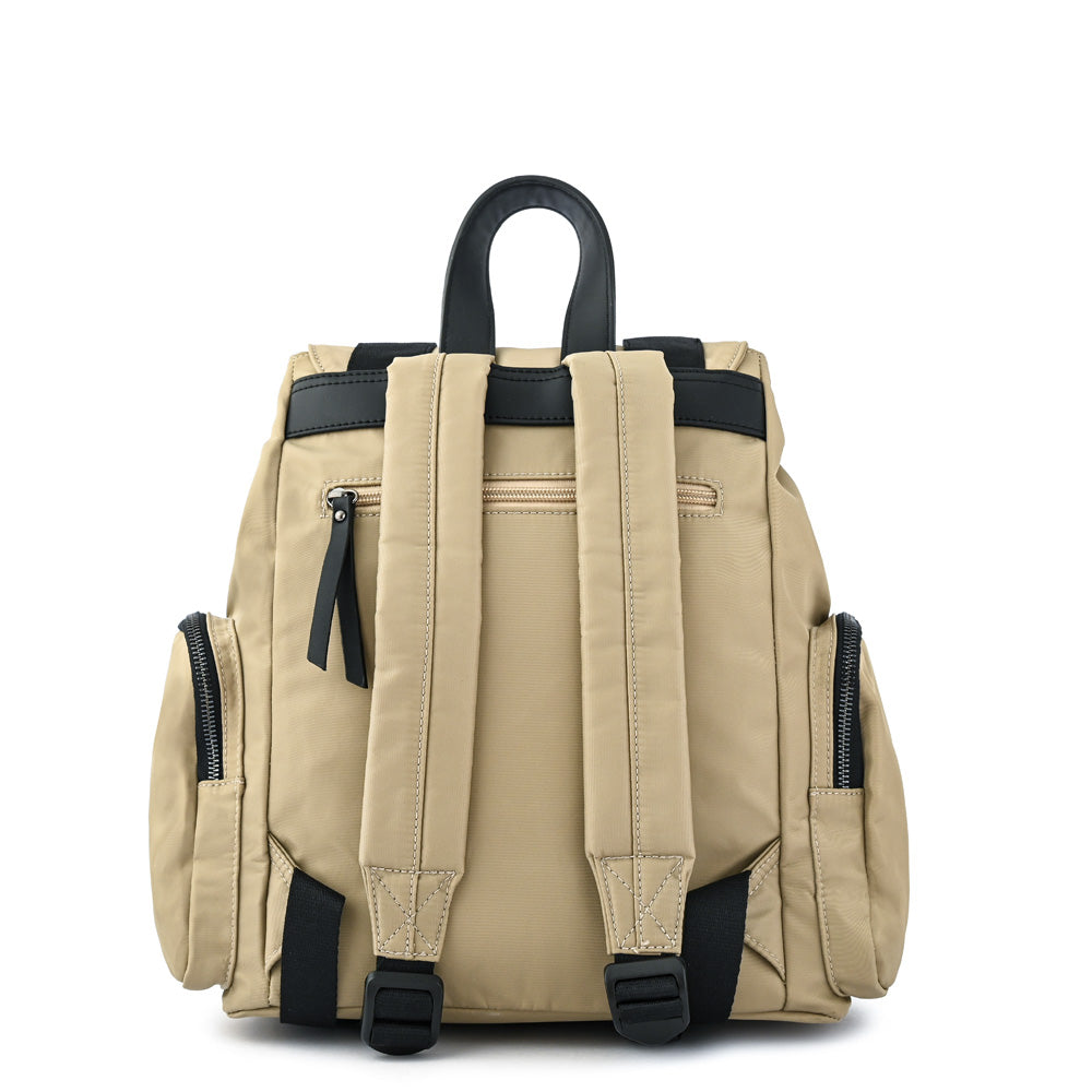 Mochila grande ferni beige