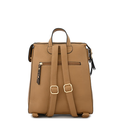 Mochila mediana nuria camel