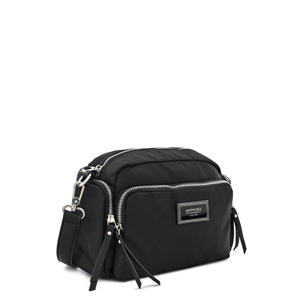 Cartera bandolera mediana ziva negro